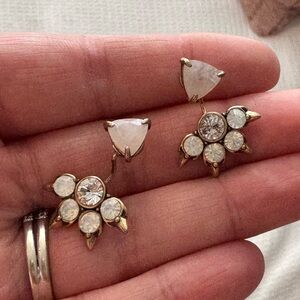Stella & Dot Eva ear jacket earrings